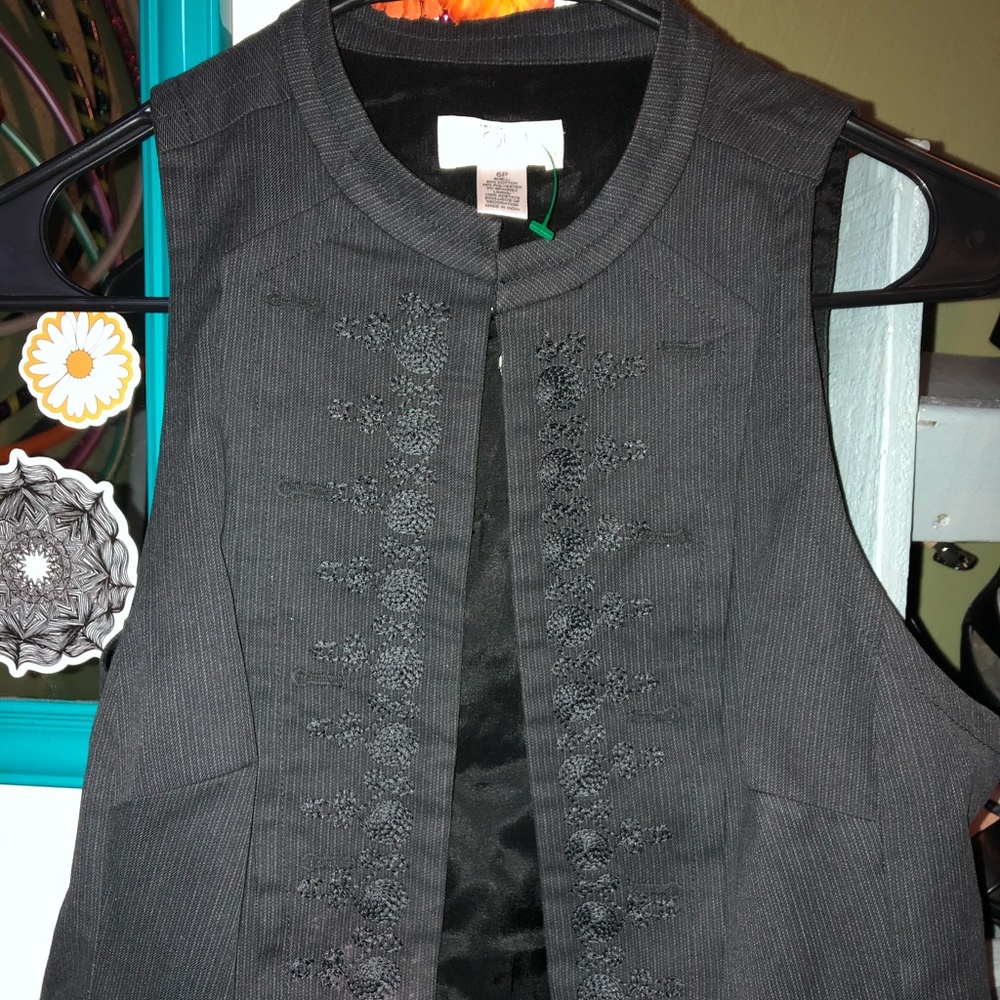 LOFT gray vest